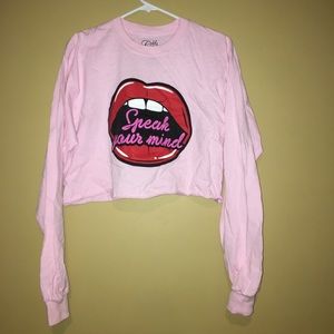 Pink sweater/long sleeve from Rue21